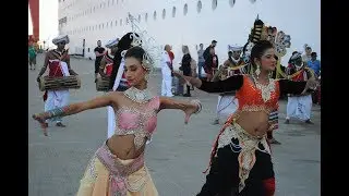 Как встречают круизы. Коломбо, Шри Ланка. Costa neo Classica, Colombo, Sri Lanka.