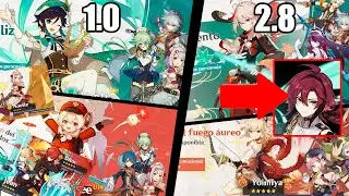 ✨TODOS LOS BANNERS DE GENSHIN IMPACT(PERSONAJES)✨1.0 a la 2.8
