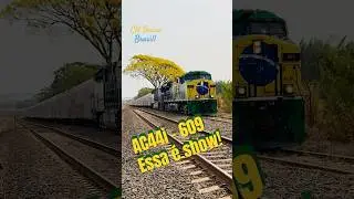 Maquinista gente boa no comando da 609!