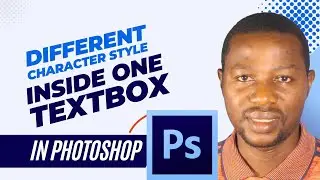 Different Character style on a single Text Box using photoshop