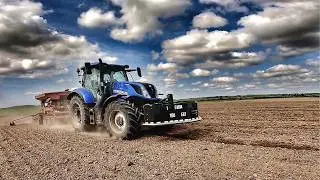 New Holland T6.160 DTC 189HP + Kverneland MSC 3000. Wheat & Oilseed/Rapeseed Seeding