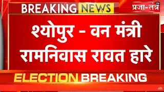 श्योपुर : विजयपुर वन मंत्री रामनिवास रावत हारे, कांग्रेस प्रत्याशी मुकेश मल्होत्रा की जीत।