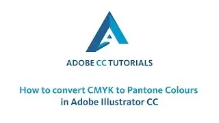 How to convert CMYK colours to Pantone in Adobe Illustrator CC