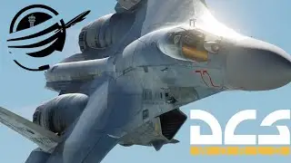 Flying the SU-27 Flanker in VIRTUAL REALITY!!!!!!! - DCS world operation