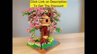UNGEWÖHNLICHE FRAUENGESCHENKE - Doubuilt Mini Sakura Tree House 2138pcs