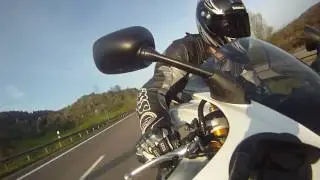 Gopro HD 720p wide Motorcycle Yamaha R1 2007 / RN19 Highspeed 290km/h