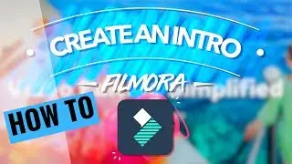 How to make intro in Filmora Hindi | Filmora Tutorial | filmora me video kaise banaye