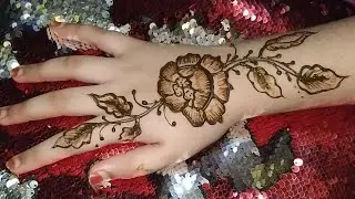 Rose design mehndi tattoo ❤️ | BY AAA Crafters...