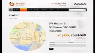 mPortfolio PSD Template