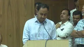 कृषी दिन कार्यक्रमात बोलताना मा.श्री.आयुष प्रसाद,भाप्रसे,मुख्य कार्यकारी अधिकारी, जिल्हा परिषद पुणे
