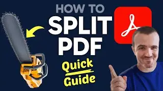 How to SPLIT a PDF in Adobe Reader (Step by Step)