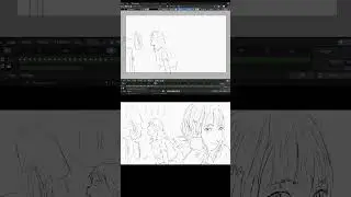 [Blender 3.6] Gesture Drawing 744 - Timelapse [Grease Pencil]