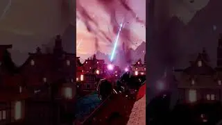 Meteors and learning Chaos Physics in Unreal Engine to make buildings explode