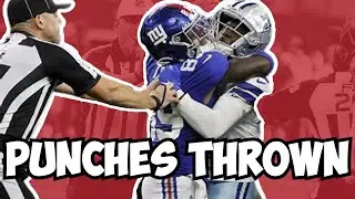 Kadarius Toney EJECTED | Cowboys Fight the Giants