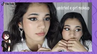 🚺 🔮 tik tok e girl makeup tutorial 🎆☂️