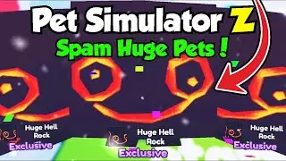 I Found NEW Pet Simulator Z Spam Huge Pets😱 *Game Link*