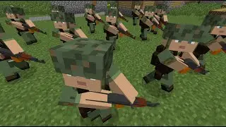 Minecraft: Custom NPC Mod - How to make NPCs march
