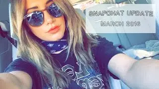 Snapchat Update ✩ March '16 - Ashley Tisdale