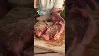 Let’s make steaks by the lake! 🥩
