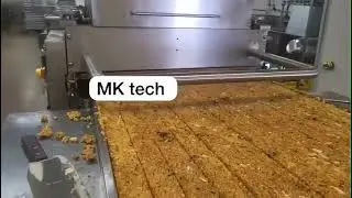 Granola bar making machine crispy rice treats making machine