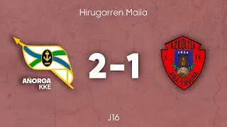 Añorga 2-1 Anaitasuna (16. jardunaldia)