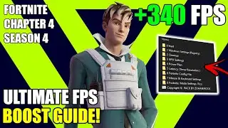 Fix FPS Drops & Boost FPS in Fortnite Chapter 4 Season 4 - Ultimate FPS Boost Guide!