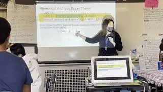 Thesis Lesson for Rhetorical Analysis Essay AP Lang