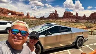 Arches National Park- Moab, Utah 2025, Tesla Cybertruck Overlanding