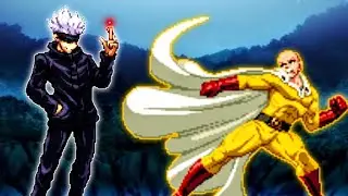 Limitless Gojo OP VS Manga Saitama OP in Jump Force Mugen