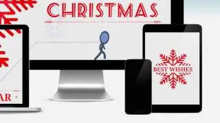 Christmas Greetings! - Holiday After Effects animated video card