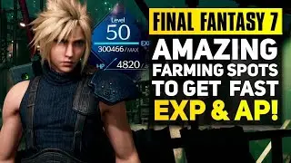 Final Fantasy VII Remake - FASTEST WAY TO LEVEL (EXP/GIL/AP) Chapter 16 - Hard Mode