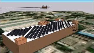 Google SketchUp software video animation.