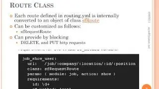 Routing in Symfony