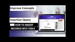 Insert data from csv file into tables using query in SQL Server