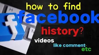how to find facebook history                #facebookhistory