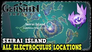 Genshin Impact Seirai Island All Electroculus Locations (Inazuma 2.1 Update)