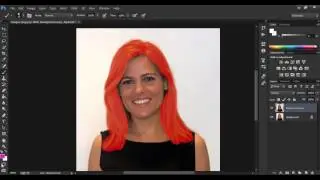 cambiar el color del pelo en photoshop cs6