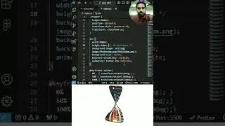 How to create image turning animation using html css  #shorts