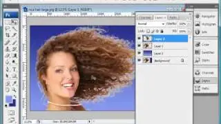 Cool Photoshop - Hair selection