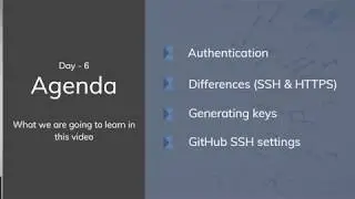 Authentication (SSH & HTTPS) |git |GitHub | git commands |ssh-keygen| Key Generation