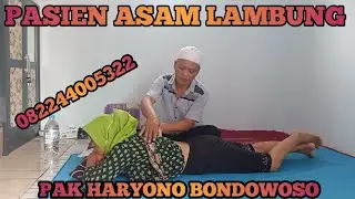 asam lambung sembuh 1 kali terapi || pengobatan alternatif pak haryono bondowoso