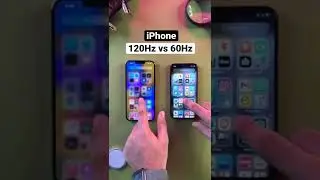 iPhone 120Hz vs 60Hz 🔥 
