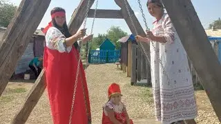 Открытие музея у меня на участке.