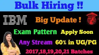 IBM Off Campus Drive 2021 | IBM Recruitment 2021 | Selection Process 