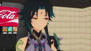 MMD || Xiao at McDonalds || A Second Night at McDonalds || Genshin Impact Meme