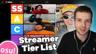 Nirux Reacts to The osu! Streamer Tier List