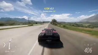 Chegando em 451 km/h com a Lamborghini Sexto Elemento no Forza Horizon 5 !