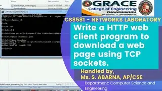 GRACE COE-CSE-CS8581-Networks Laboratory-Ex2-Write a HTTP web client program to download a web page.