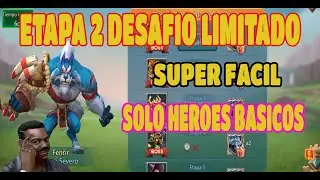 DESAFIO LIMITADO LOBO SEVERO ETAPA 2 SUPER FACIL HEROES BASICOS