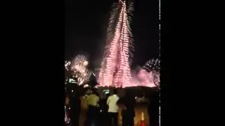 رأس السنه برج خليفه